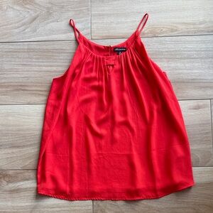 Shinestar Pleated Neck Spaghetti Strap Camisole